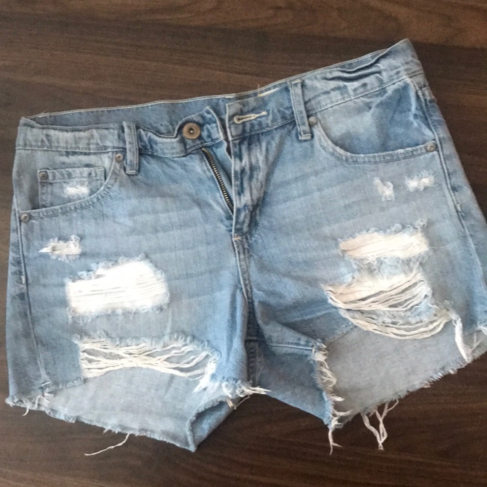 Pistola Distressed Jean Shorts - Size 28
